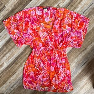 Ralph Lauren Pink and Orange Swim Coverup